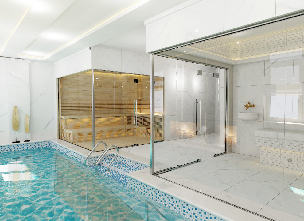 Обложка проекта: Дизайн интерьера банного комплекса в Астане