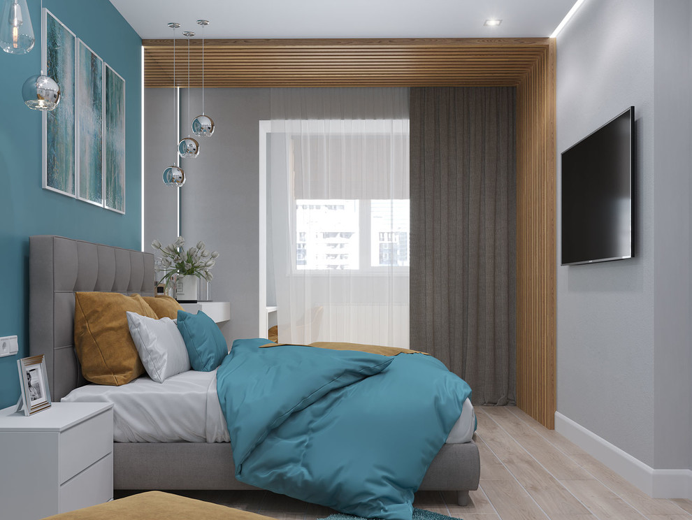 Обложка проекта: Спальня с морским настроением