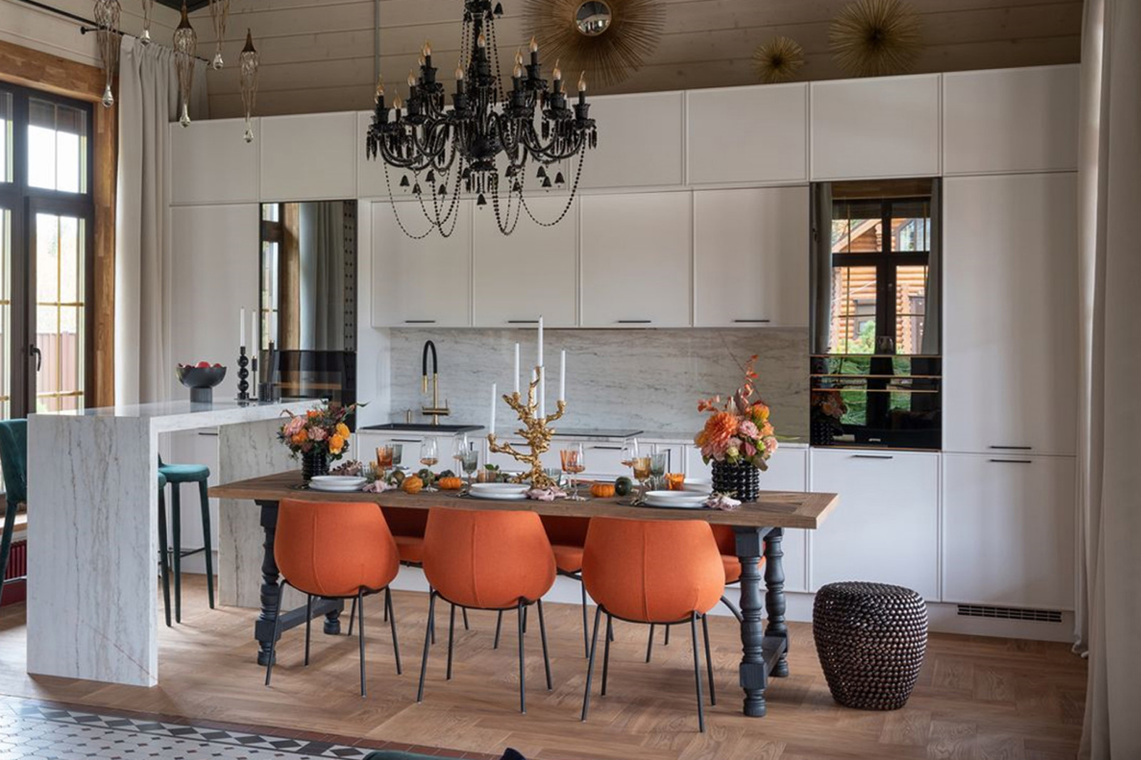 Обложка проекта: Гостевой дом с кухней Материя