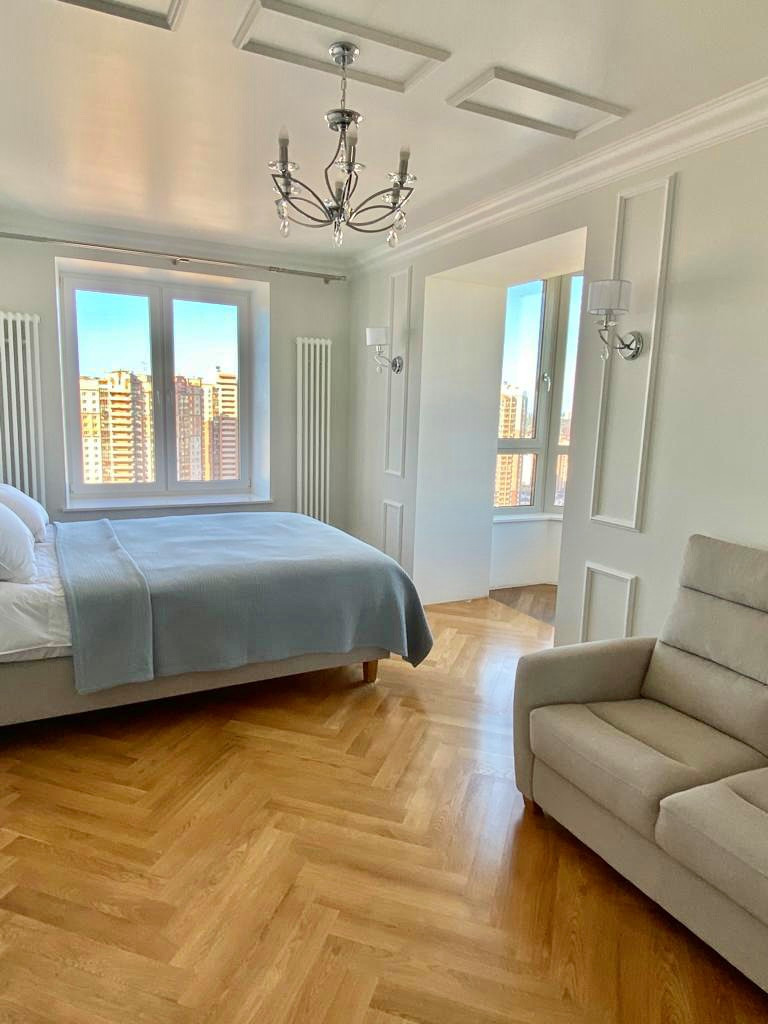 Двухкомнатная квартира в светлых тонах