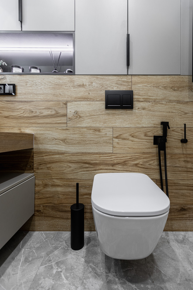 Двухкомнатная квартира в современном стиле с яркими акцентами