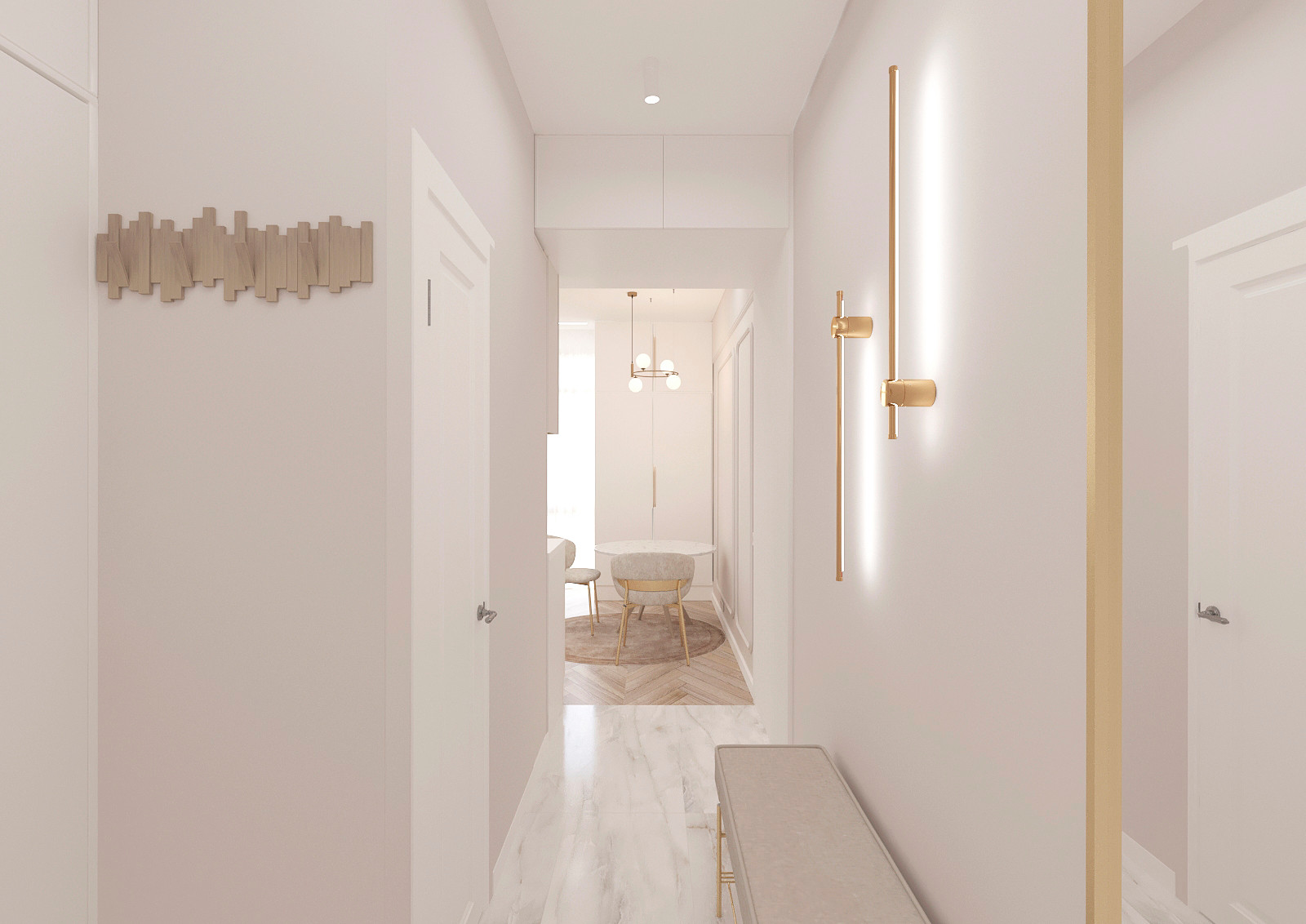 Студия в стиле неоклассика