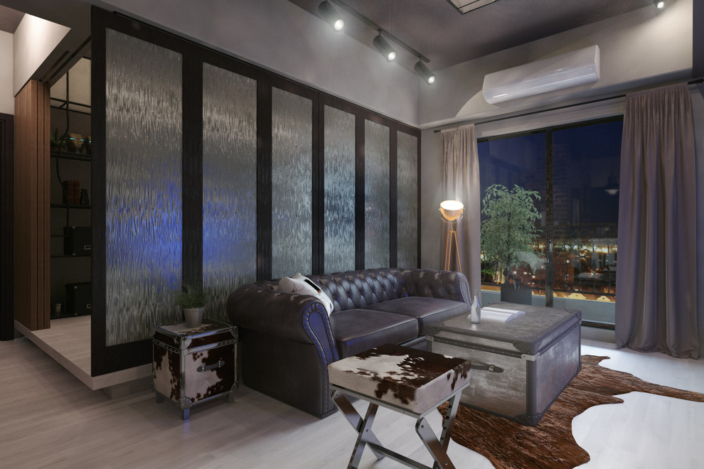 Визуализация мужского интерьера.