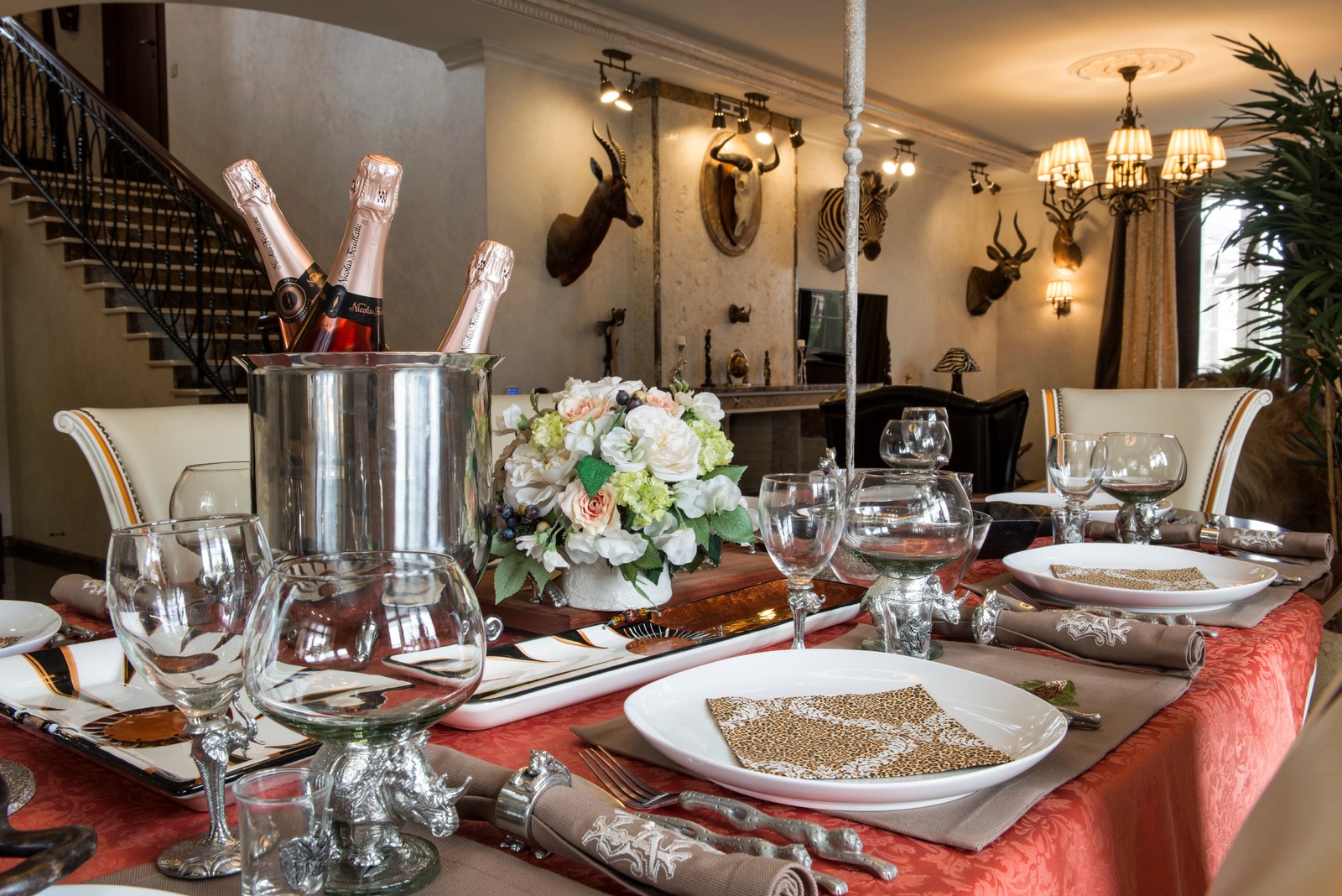 Загородный дом в стиле сафари