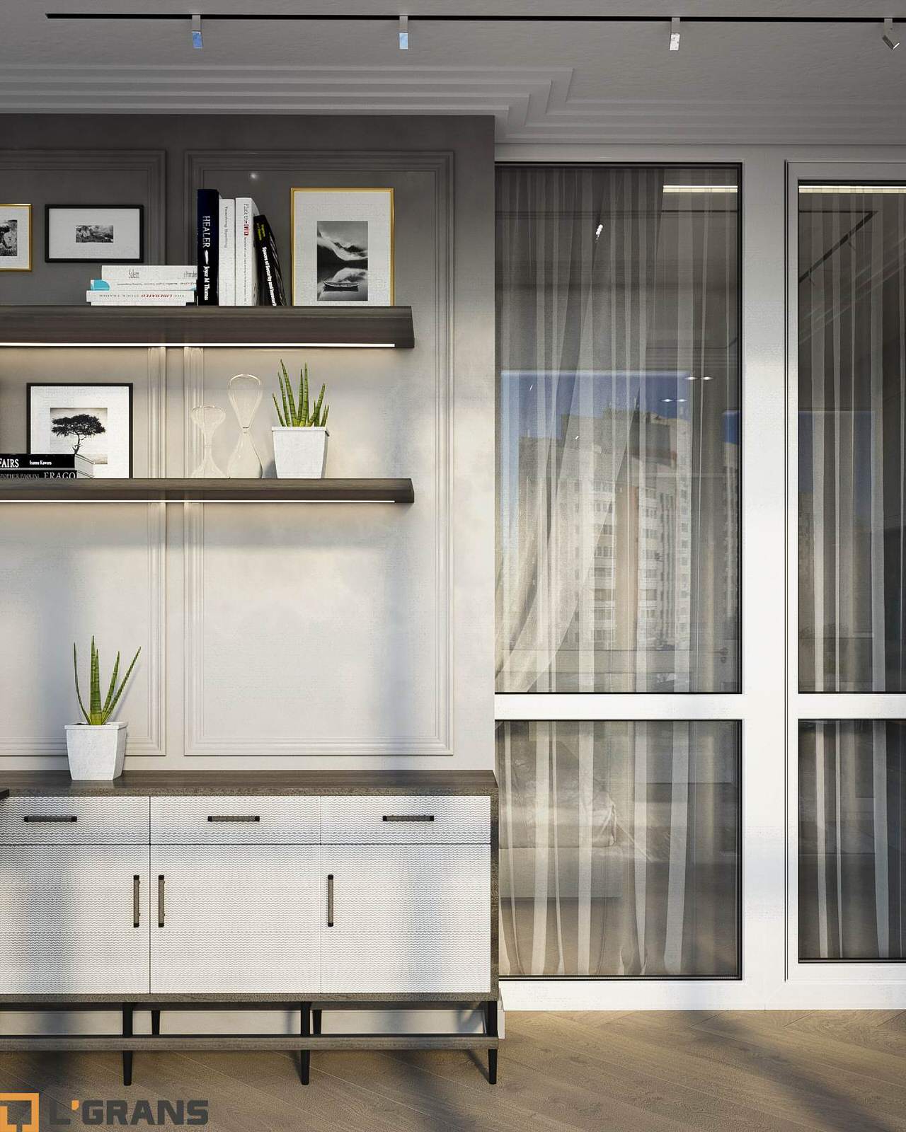 Дизайн проект интерьера квартиры в ЖК Пионерский