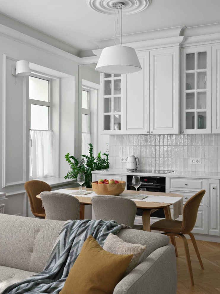 Дизайн и ремонт квартиры в Пречистенском переулке — Зелёный лейтмотив