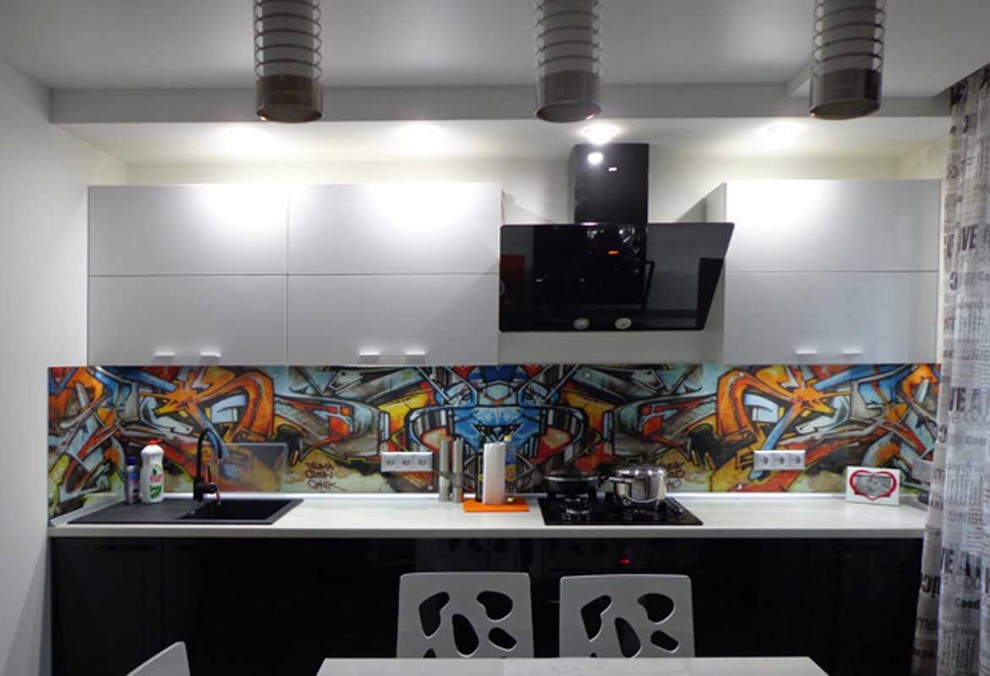 Кухни с фасадами из пластика