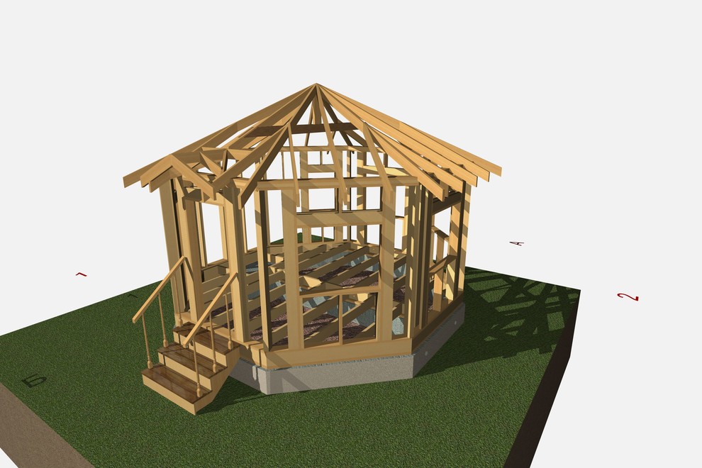 Дома, беседки, гаражи