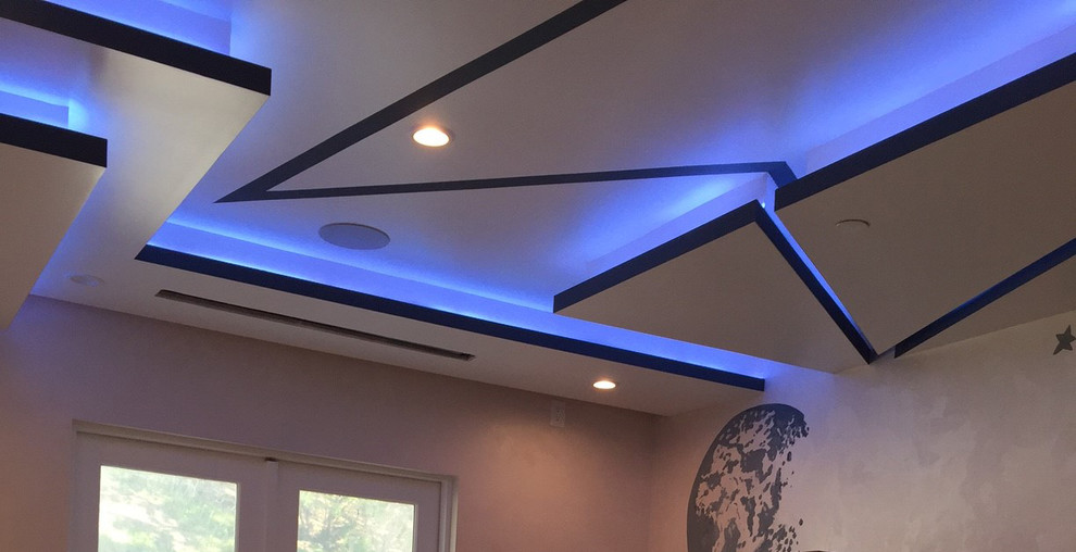 Беверли Хиллз - Лос Анджелес. Дизайн интерьера в современном стиле.