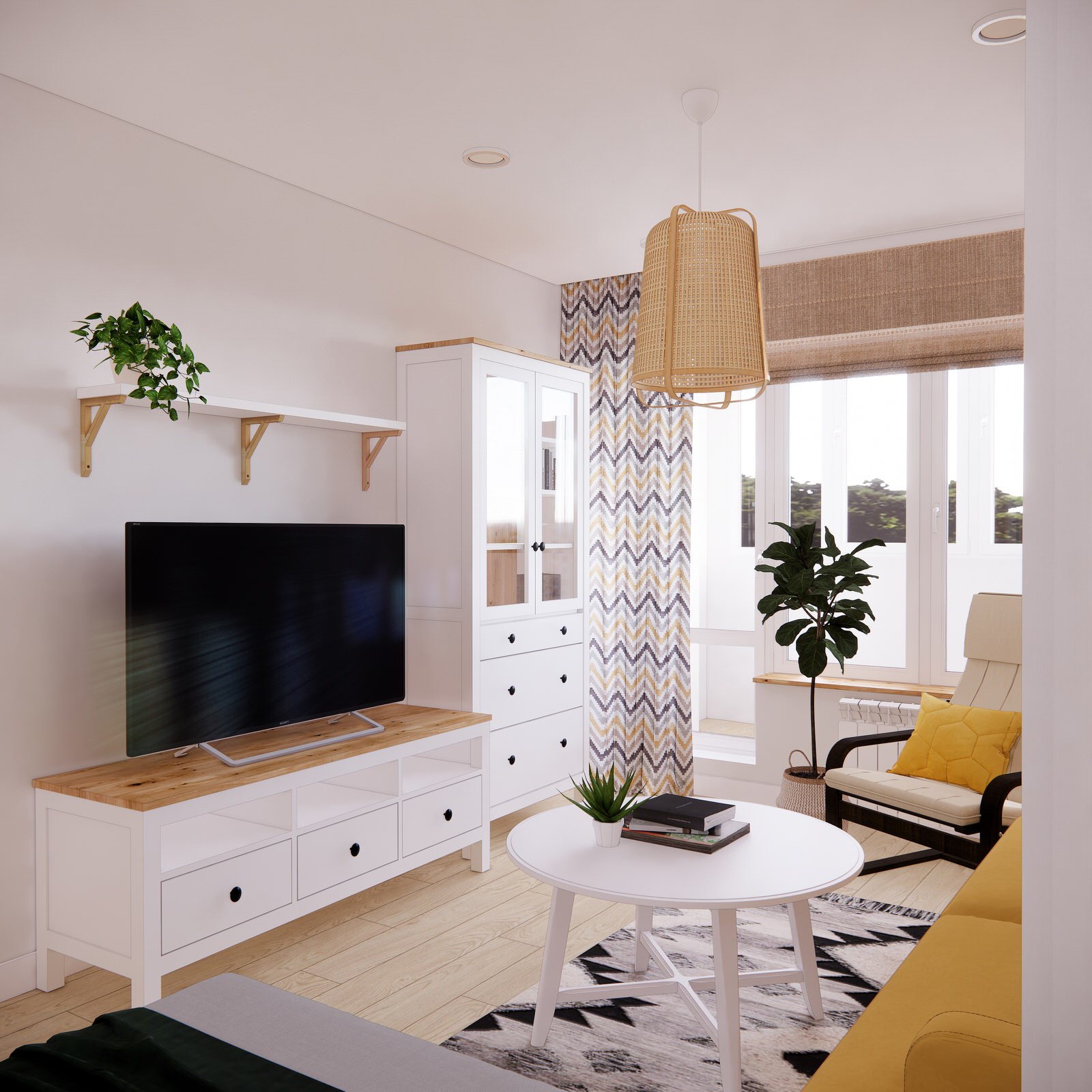 Двухкомнатная квартира 50 м2