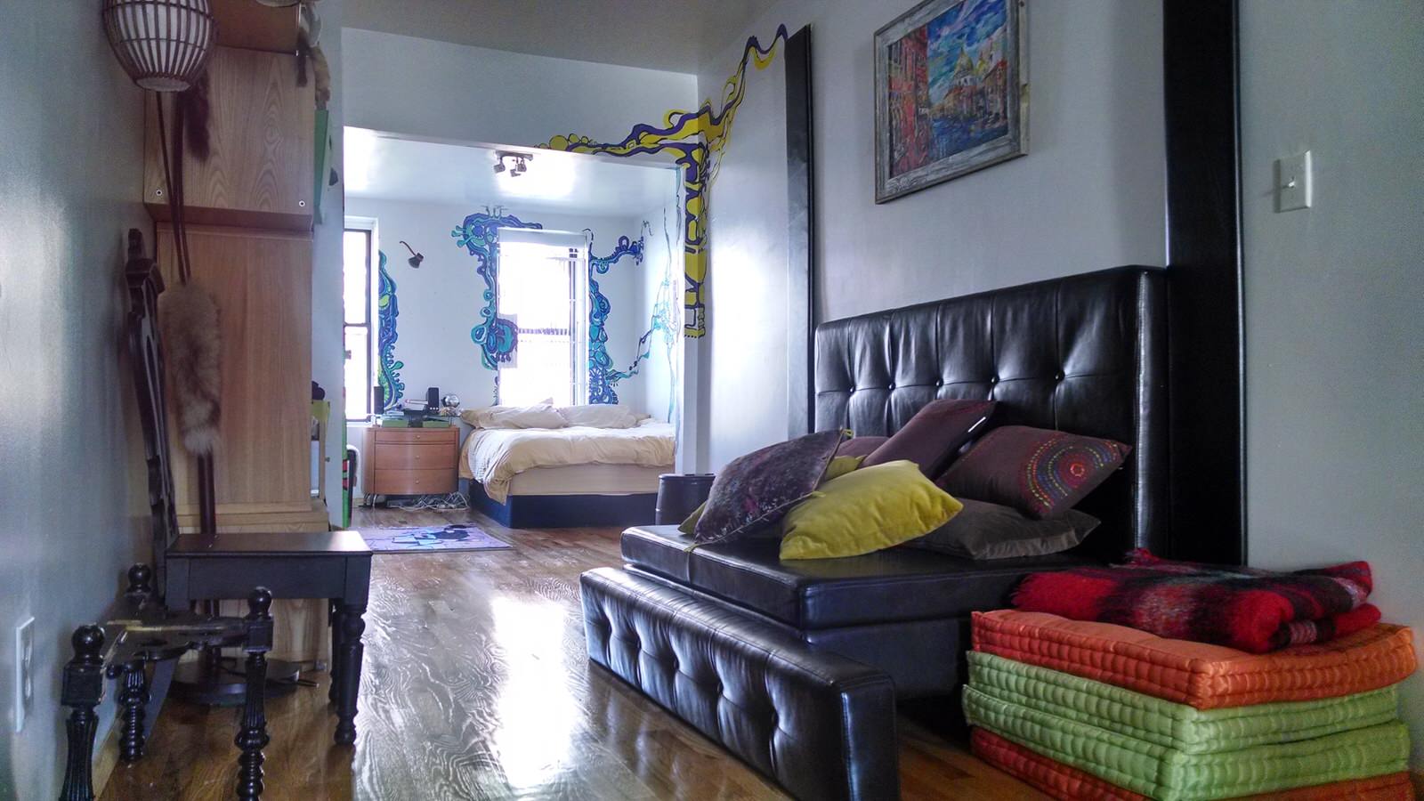 Graphic design on the wall