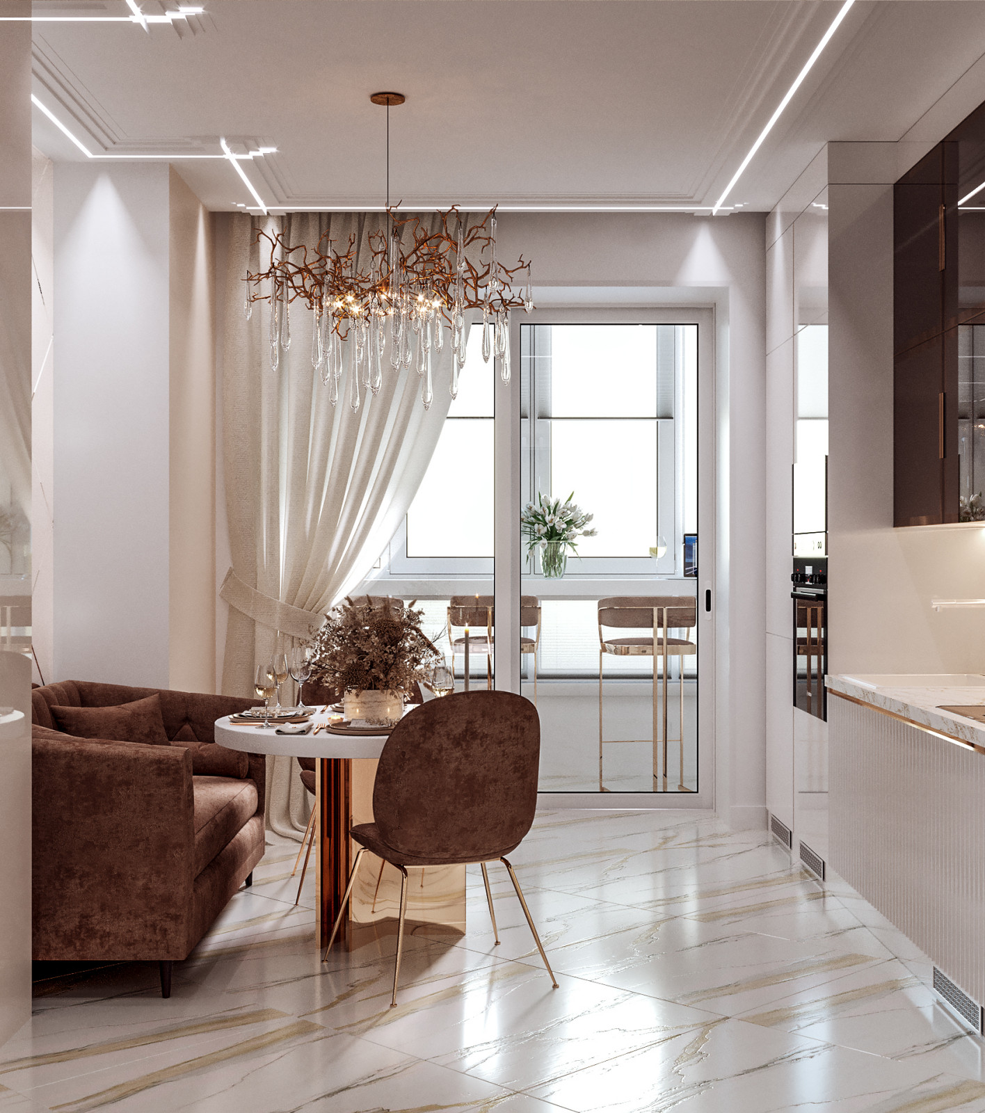 Квартира Ар деко