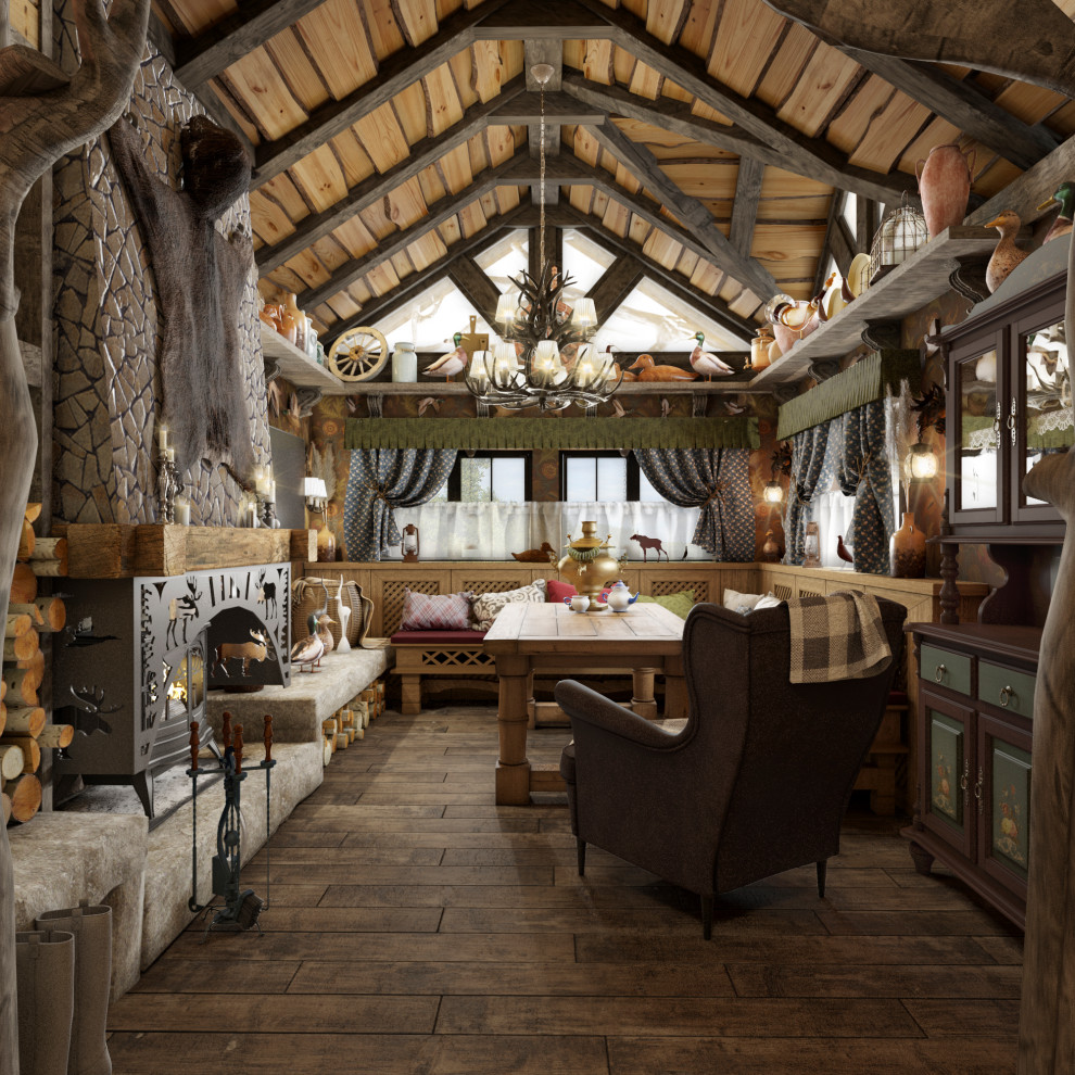 Обложка проекта: "Охотничий домик" (VIP) в туристическом комплексе "Малые Карелы"