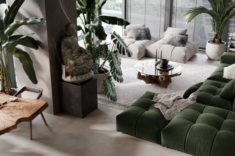 КВАРТИРА В БАЛИЙСКОМ СТИЛЕ В МОСКВА-СИТИ