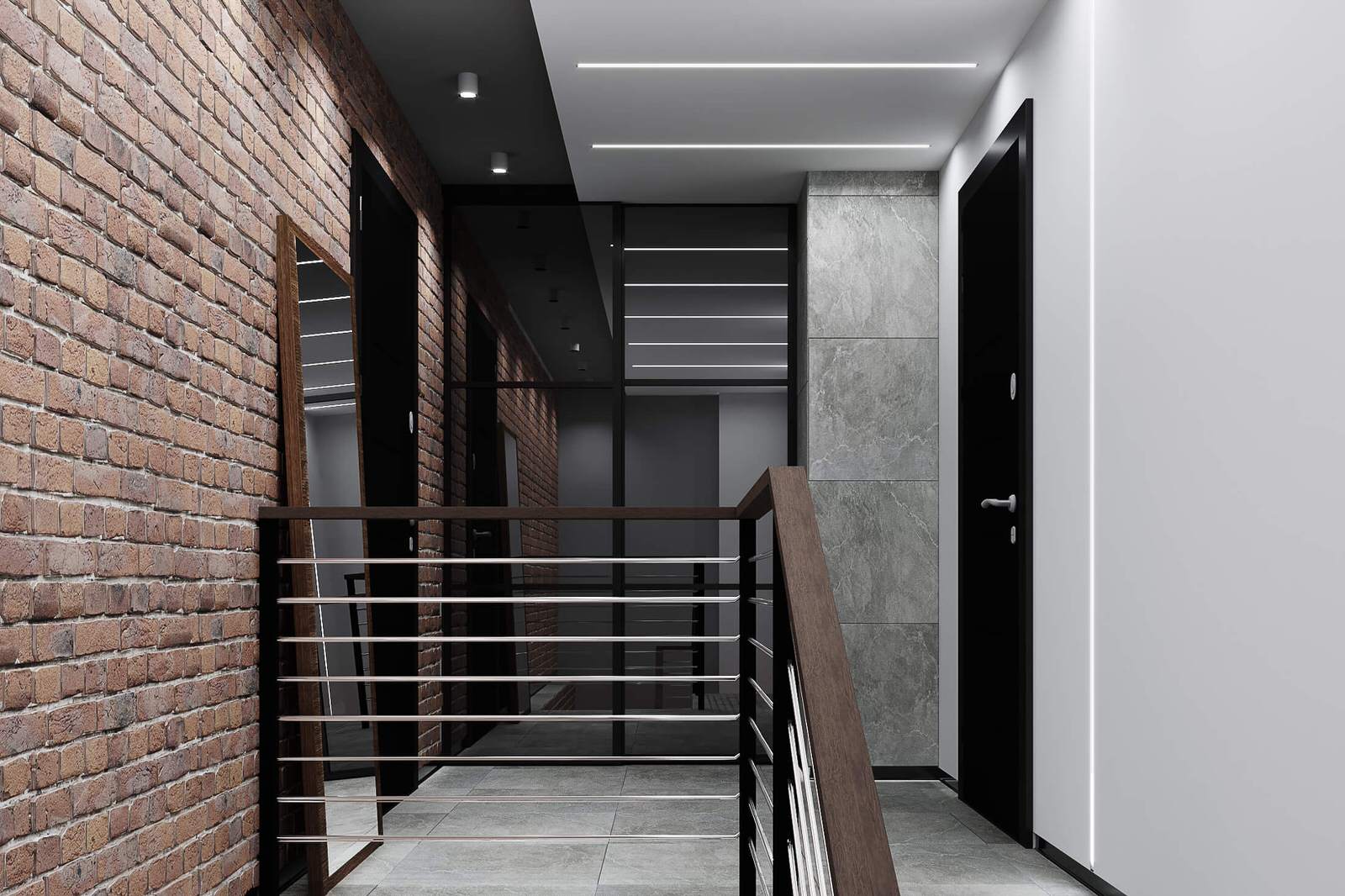 Дизайн коттеджа в стиле Loft