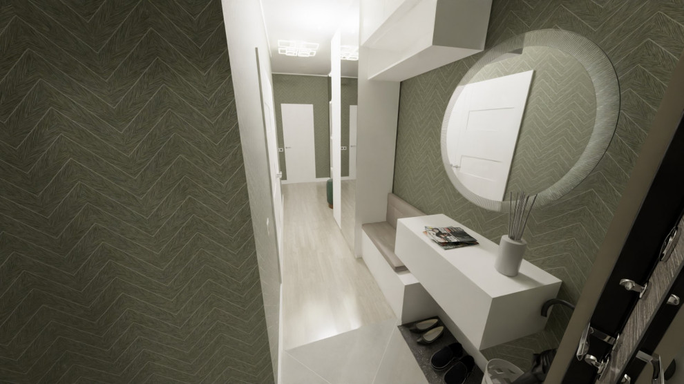 Обложка проекта: Дизайн решение для прихожей