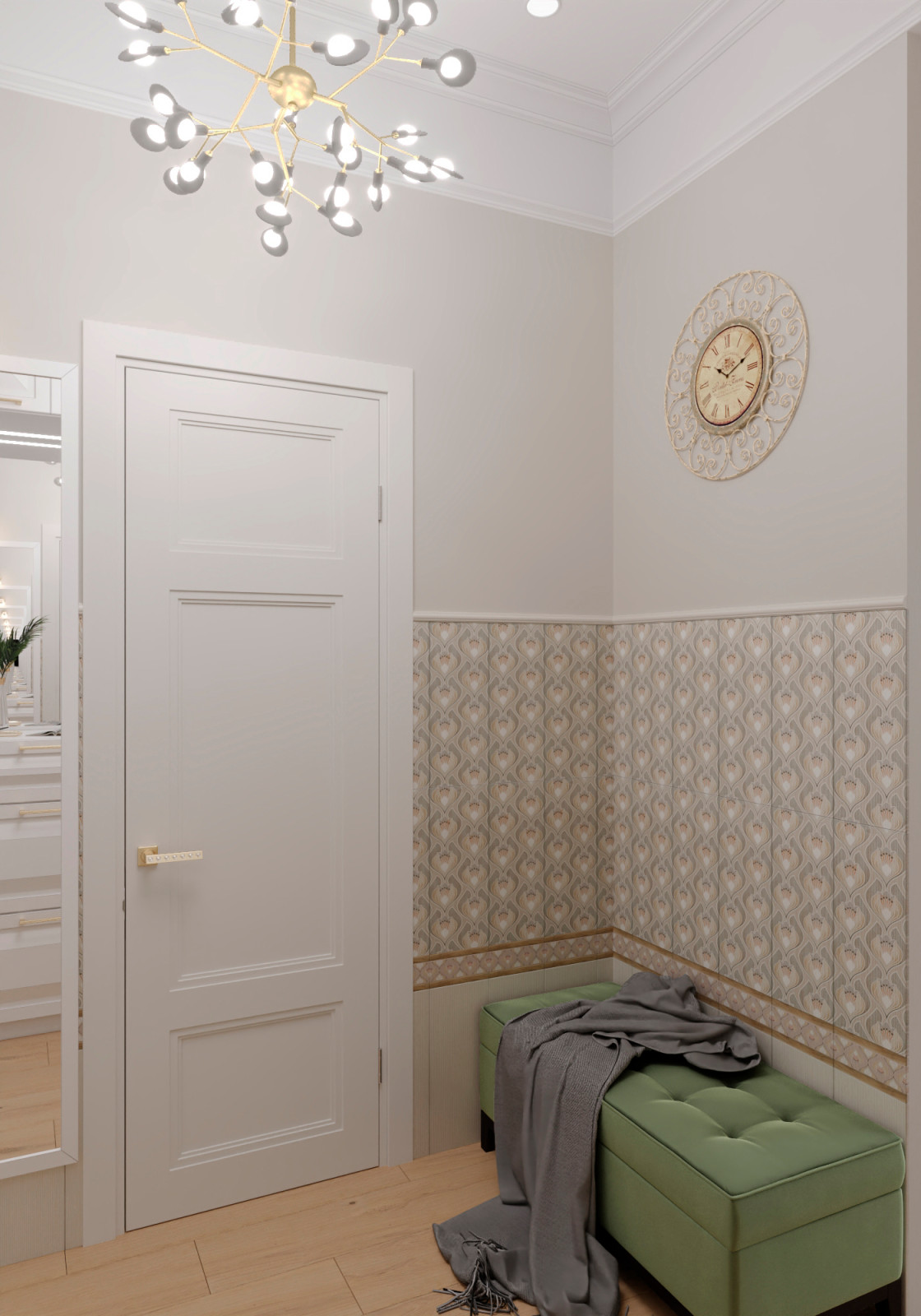 Квартира в Москве, в стиле современной классики