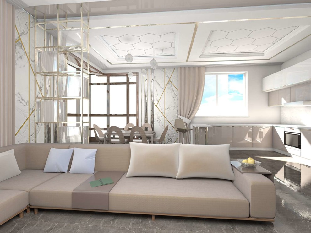 Обложка проекта: гостиная в  ж к "Гринвуд"