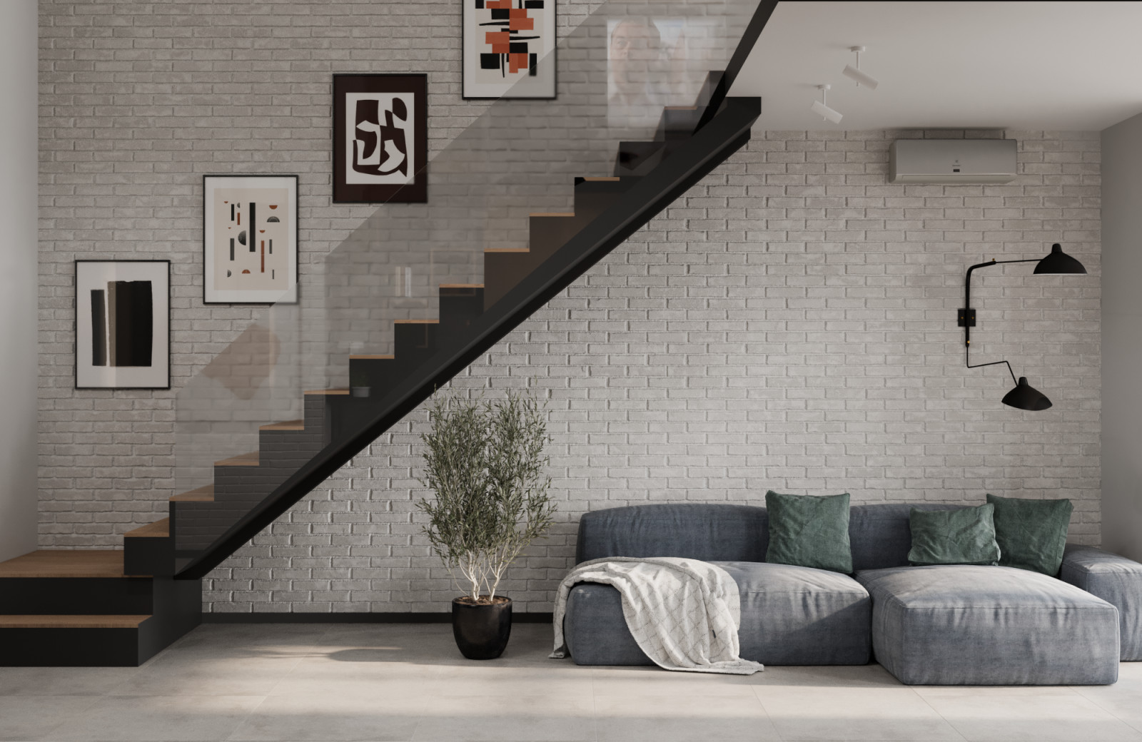 Дизайн проект двухуровневой квартиры