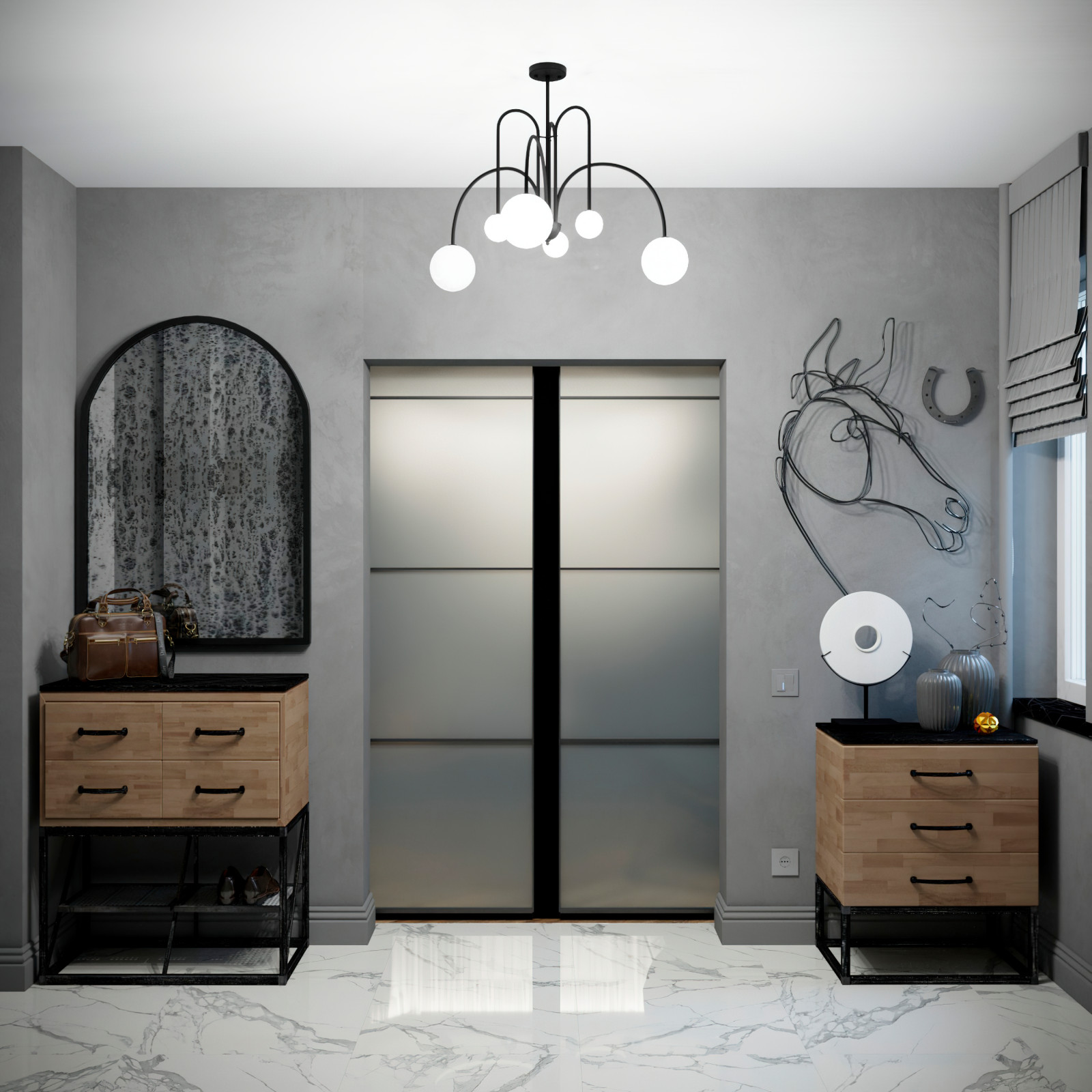 Визуализация квартира 90 м2