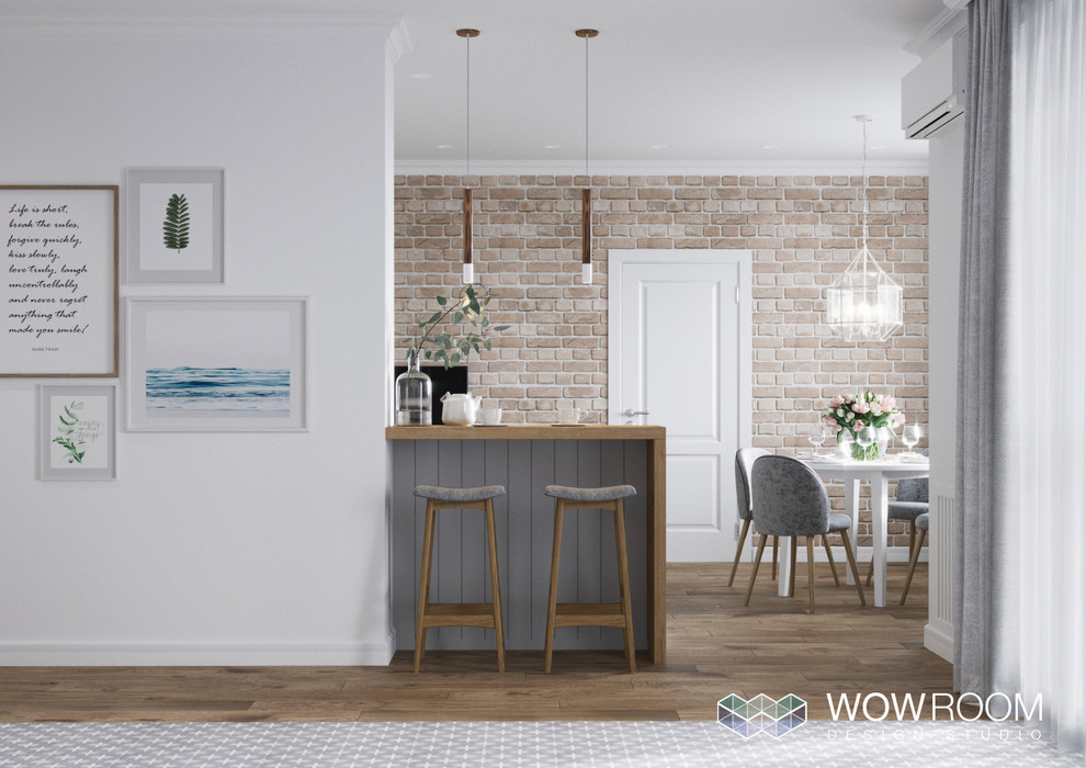 Трехкомнатная квартира в скандинавском стиле