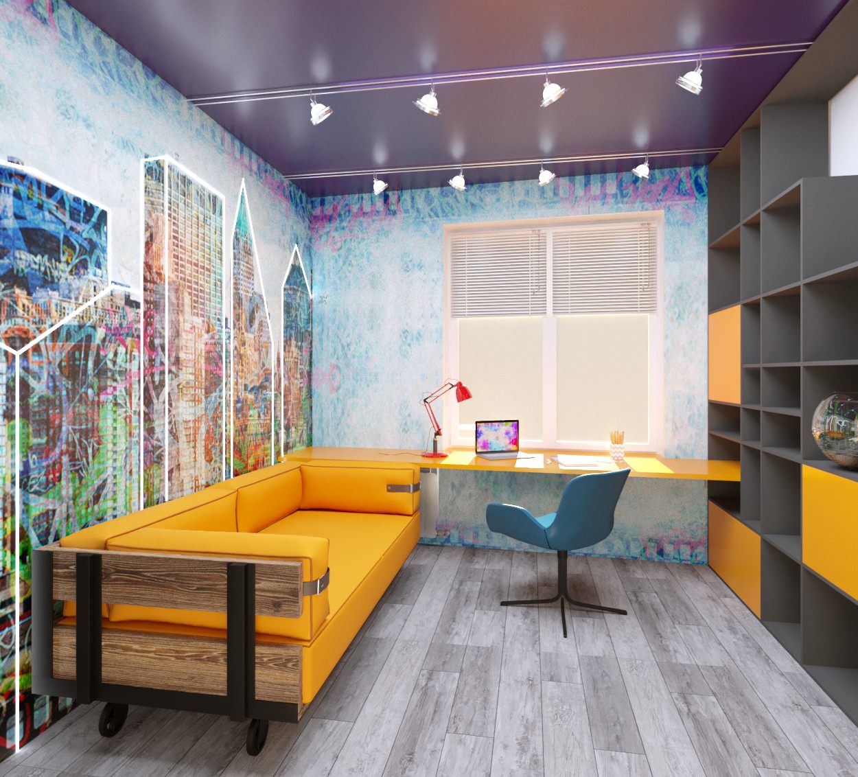 КВАРТИРА В СТИЛЕ ЛОФТ С ЭЛЕМЕНТАМИ ВЕСТЕРНА.