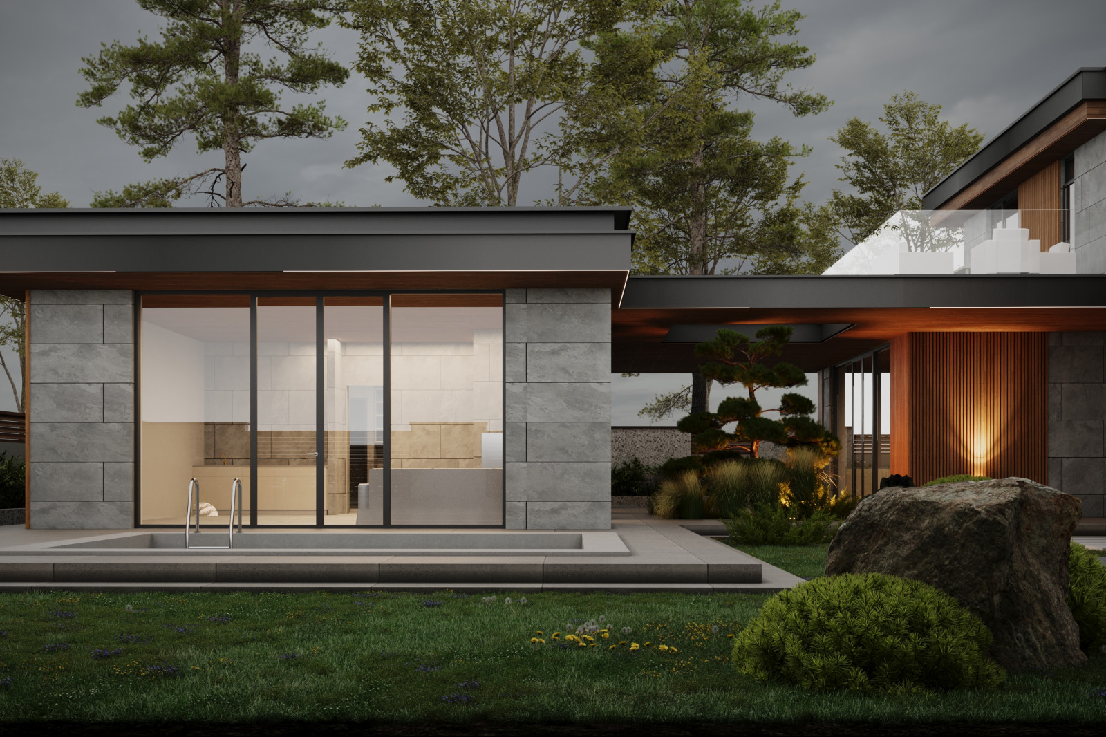 Обложка проекта: Проект загородного дома L-House