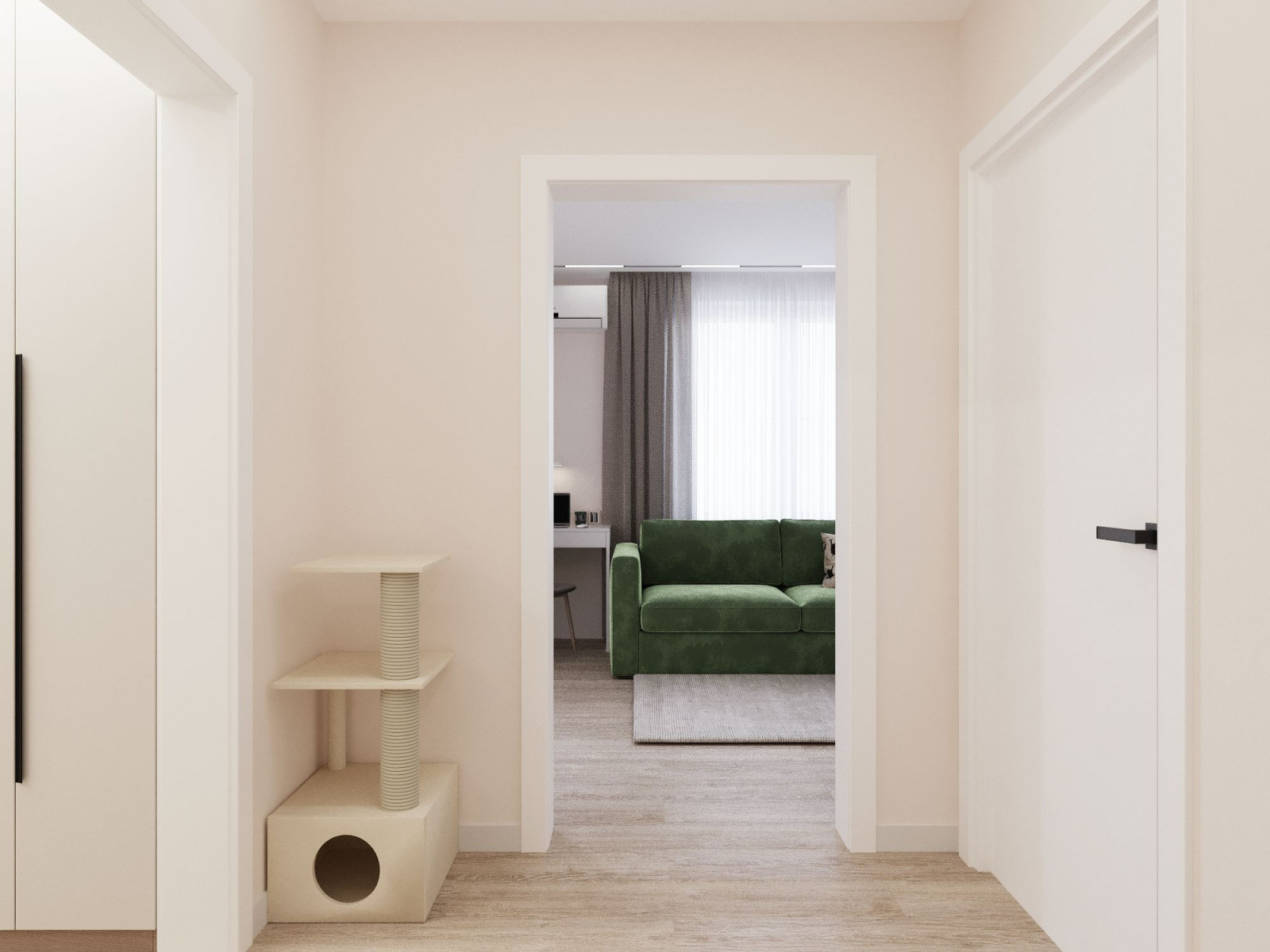 Дизайн-проект квартиры площадью 57,5 кв.м.