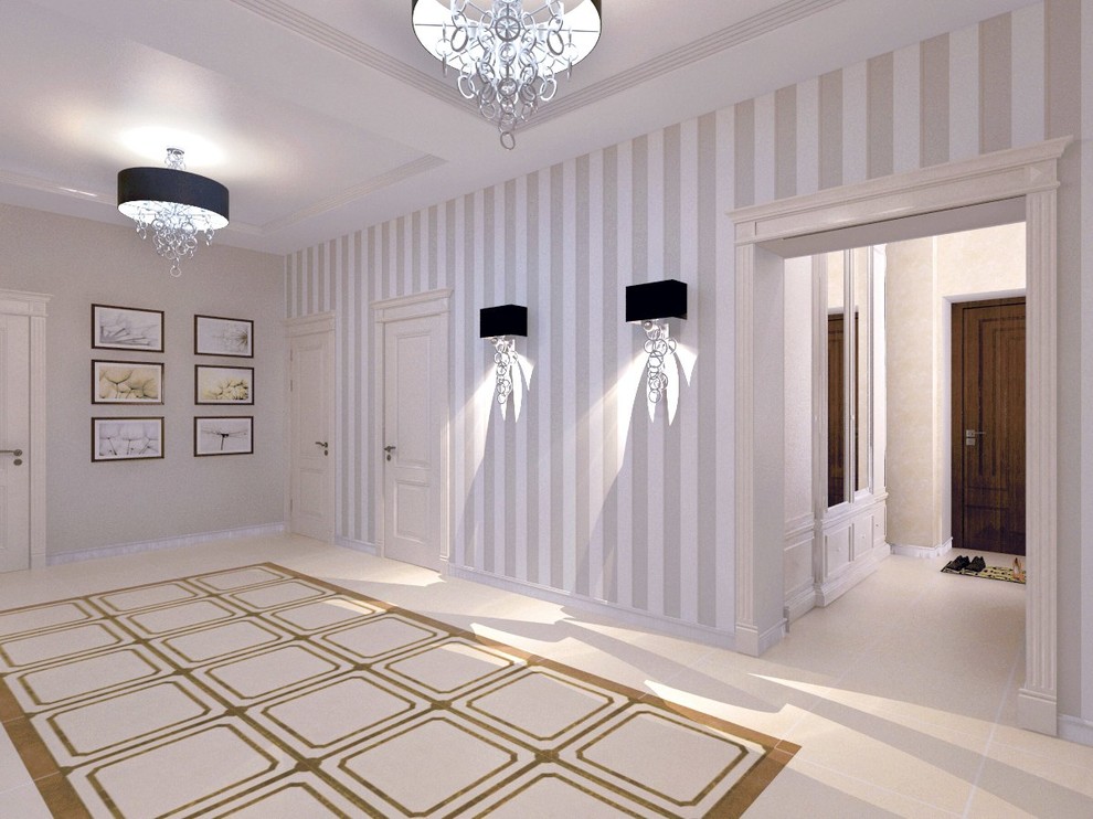 Дизайн интерьера 3к.кв. в ЖК Янтарный город (160 кв. м)