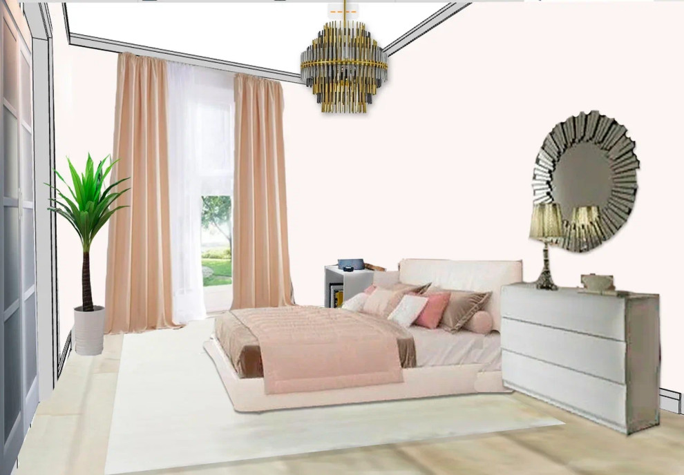 Обложка проекта: Коллаж-спальня.