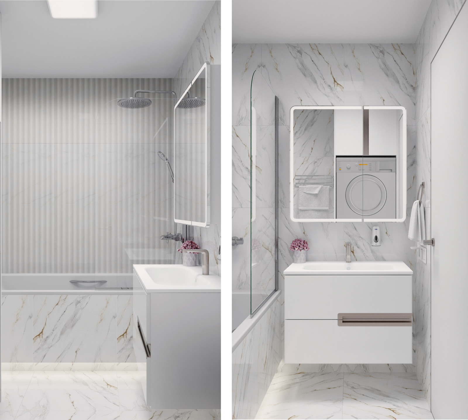 Современная классика; Новостройка в Москве; 70 м2