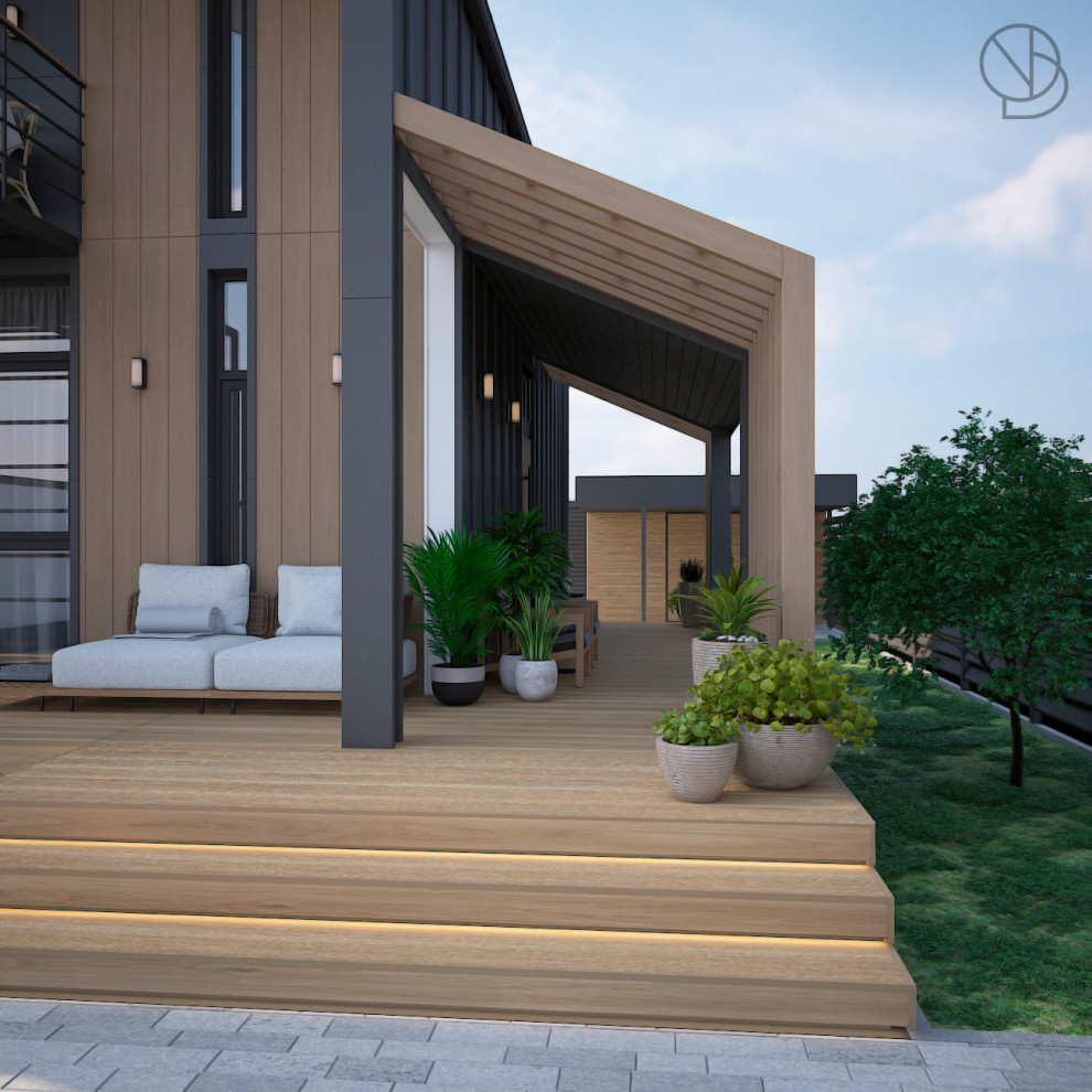 Банхаус, вид на террасу