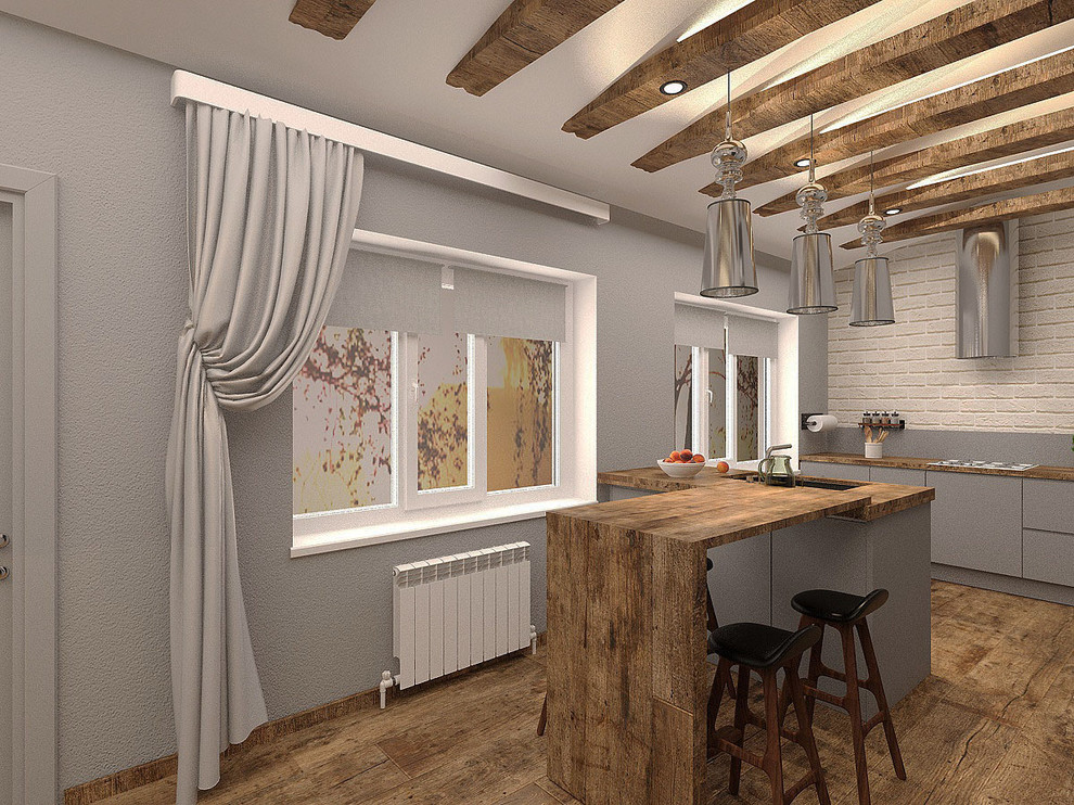 Коттедж в стиле лофт