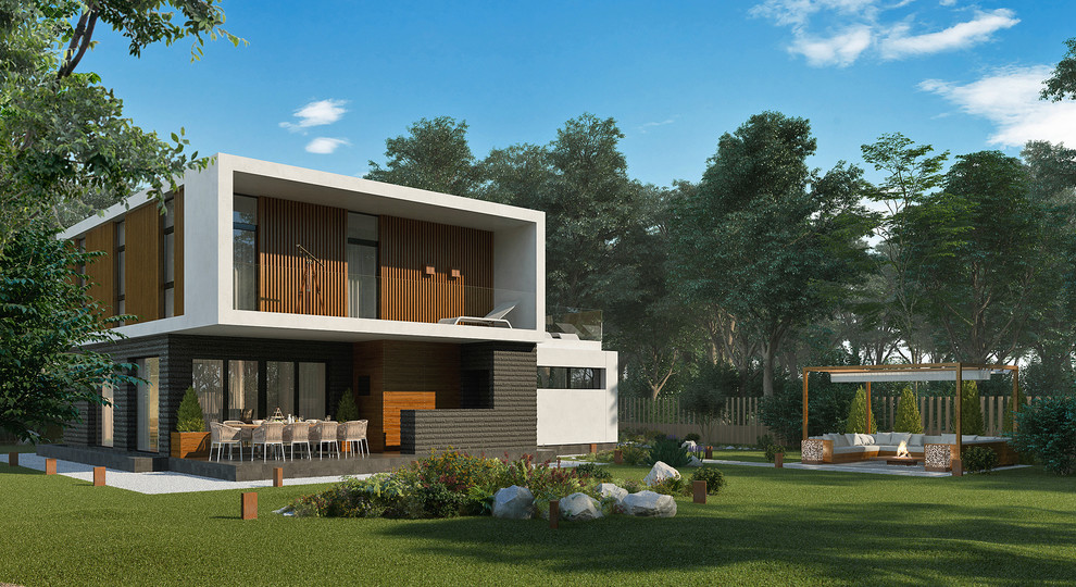 Современный загородный дом