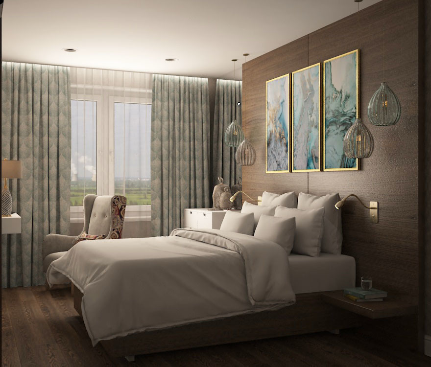 Обложка проекта: Двухкомнатная квартира, Скандинавский проезд.