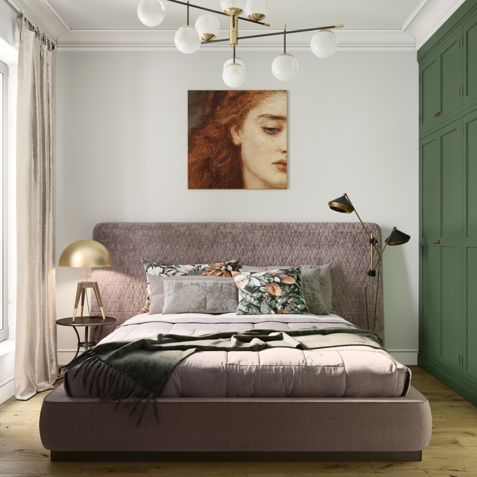 ДИЗАЙН-ПРОЕКТ КВАРТИРЫ В ВАРШАВЕ В РОМАНТИЧНОМ СТИЛЕ