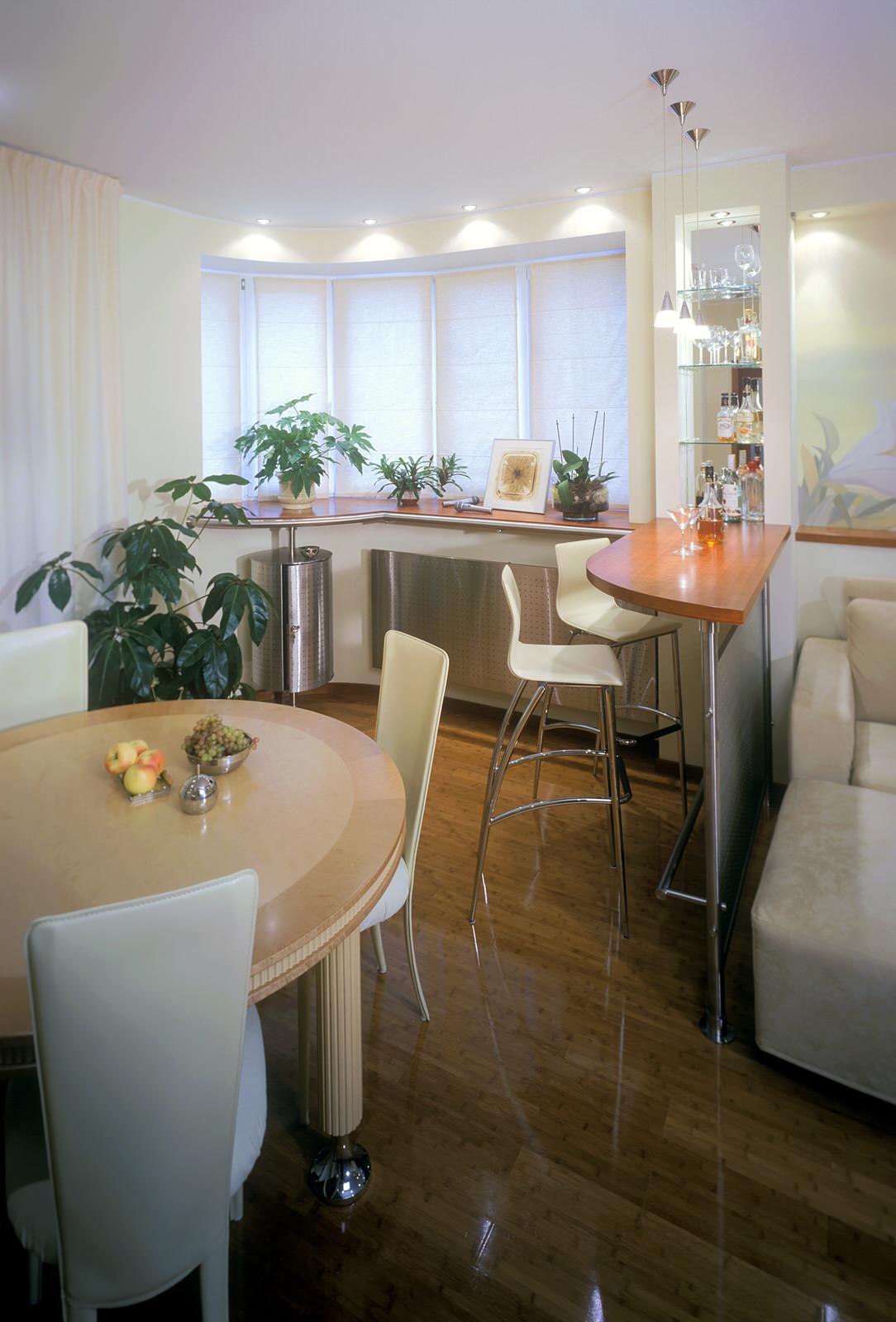 Атмосфера лёгкости. 3-х комнатная квартира 137 м2. Гостиная