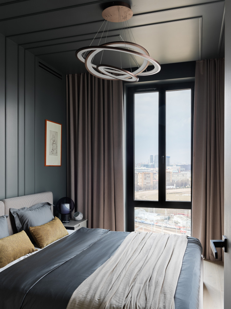 Лаконичная квартира в ЖК "Пресня Сити"