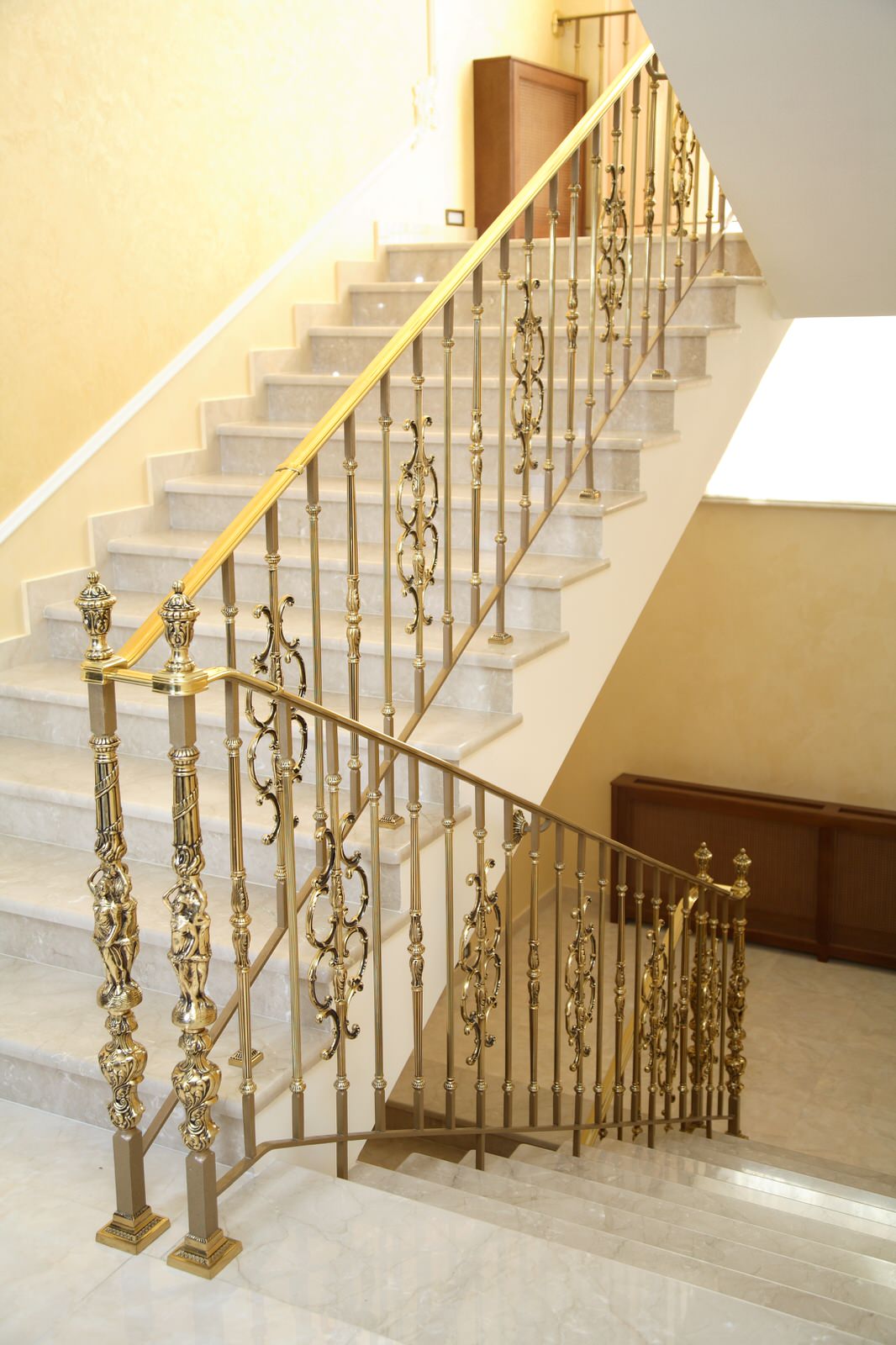 Элитные литые ограждения из латуни с позолотой 24к Grande forge (Франция)