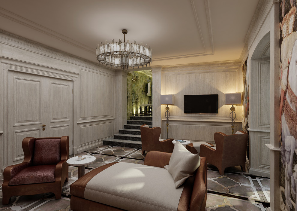 Интерьеры старинного дома 3200 кв метров в Австрии