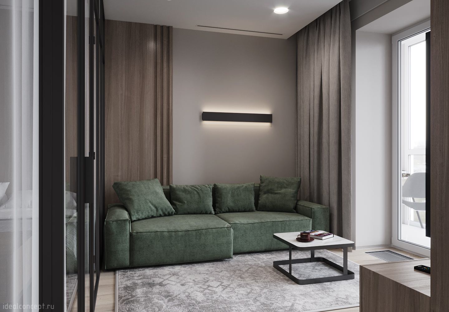 Уютный минимализм в Пушкино.