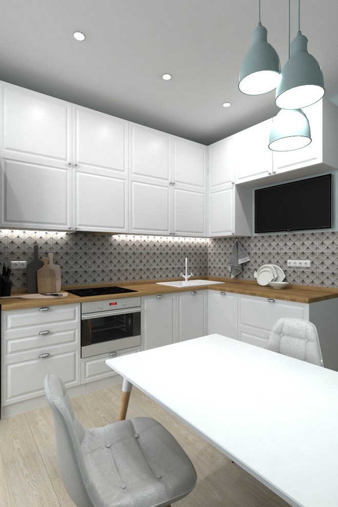 Дизайн двухкомнатной квартиры 65 м2 в скандинавском стиле