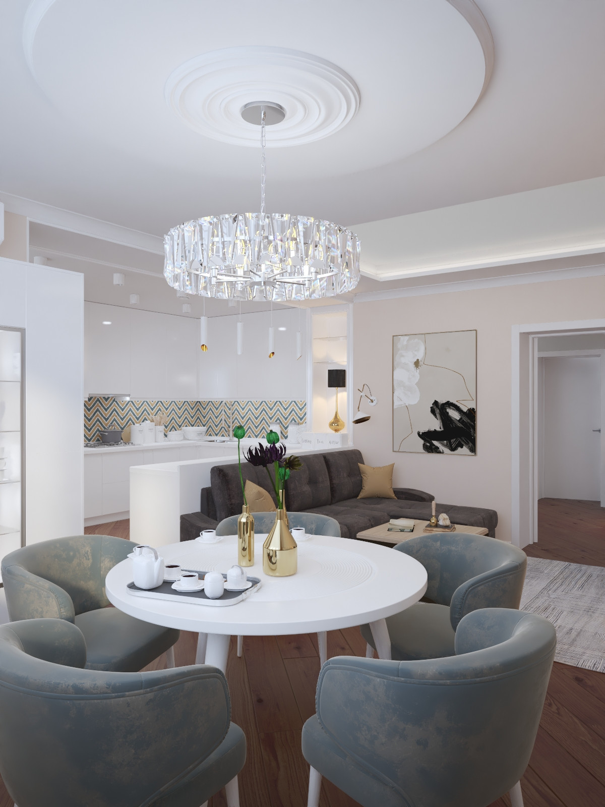 Трехкомнатная квартира / Чебоксары / 2019 год