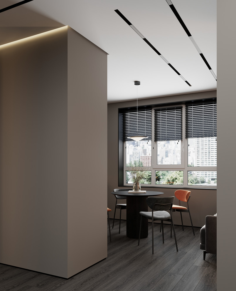 Дизайн-проект квартиры в современном стиле для молодой яркой пары