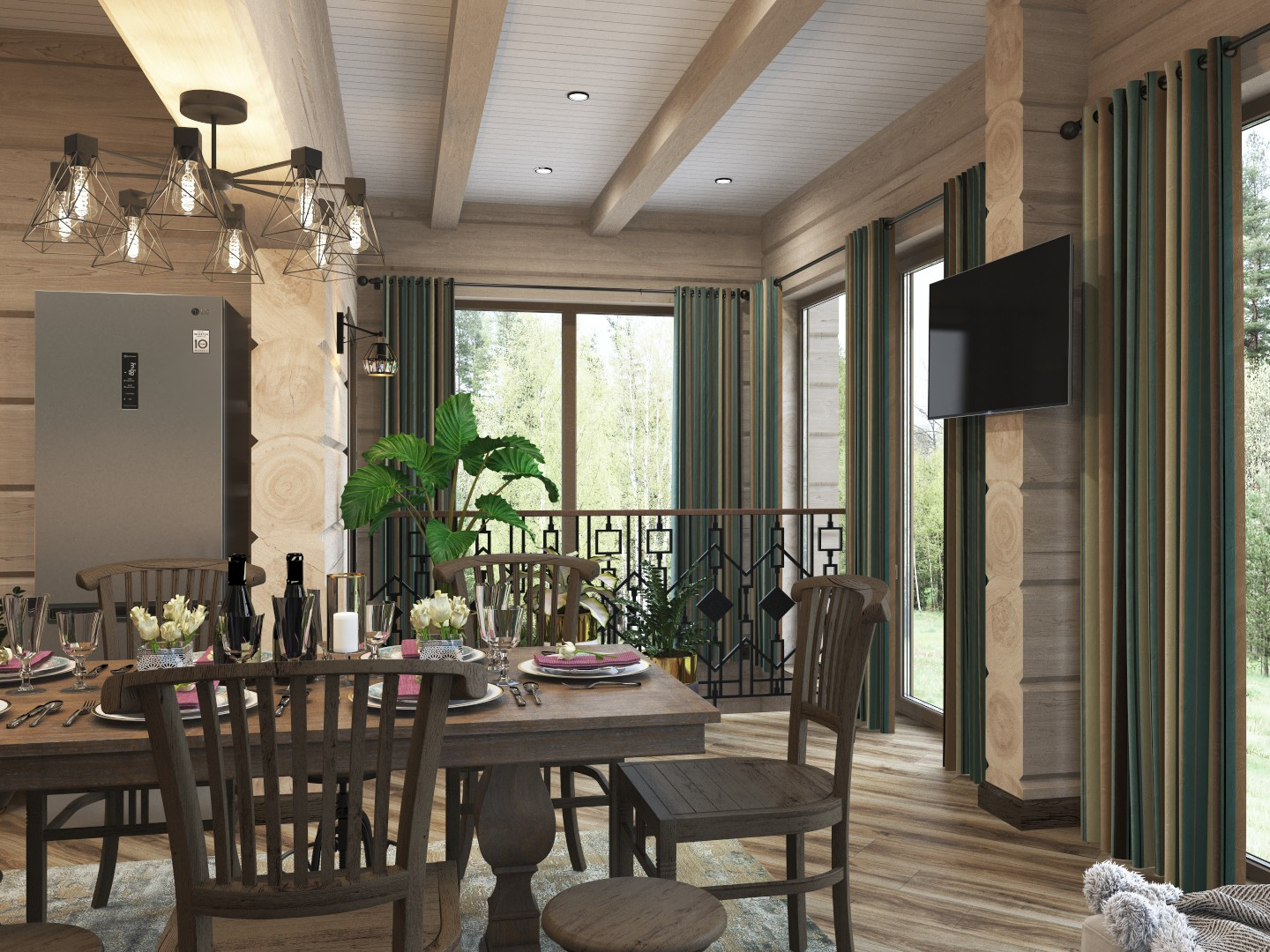 Дом-с баней для временного прибывания