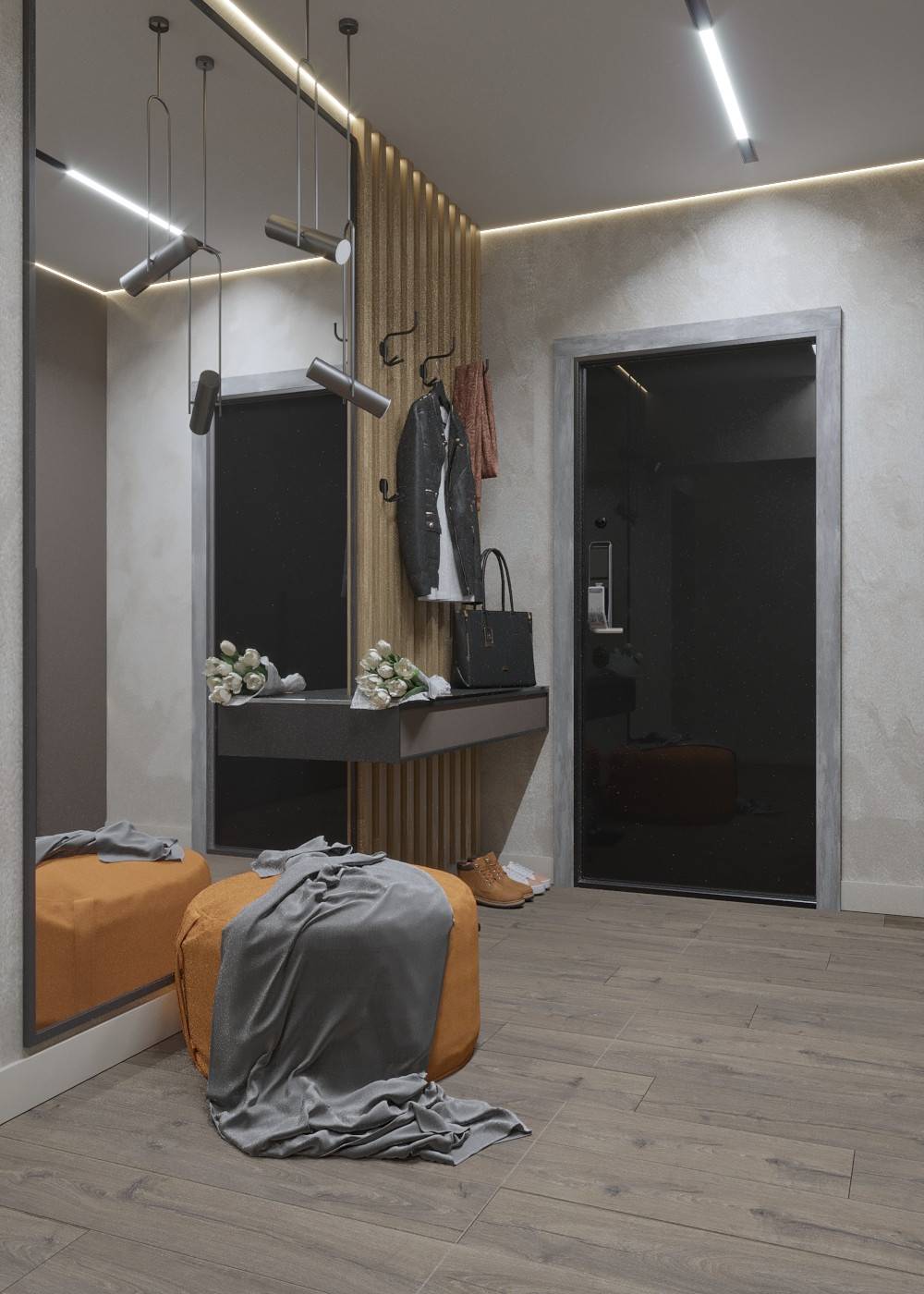 Современная квартира для молодой пары