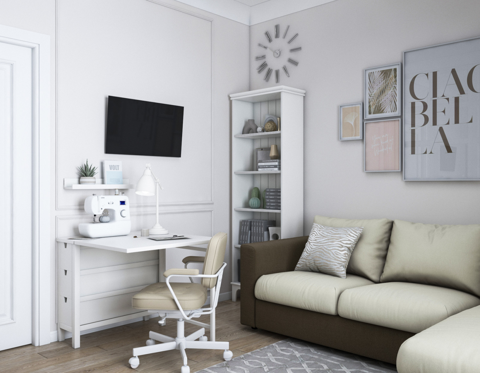 Готовый интерьер в частном доме г. Волгоград (Дизайн-проект)