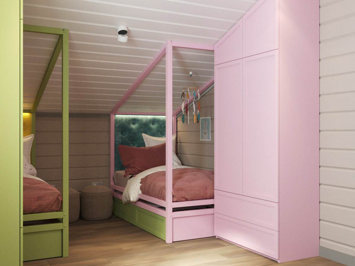 Большой, яркий дом для молодой семьи