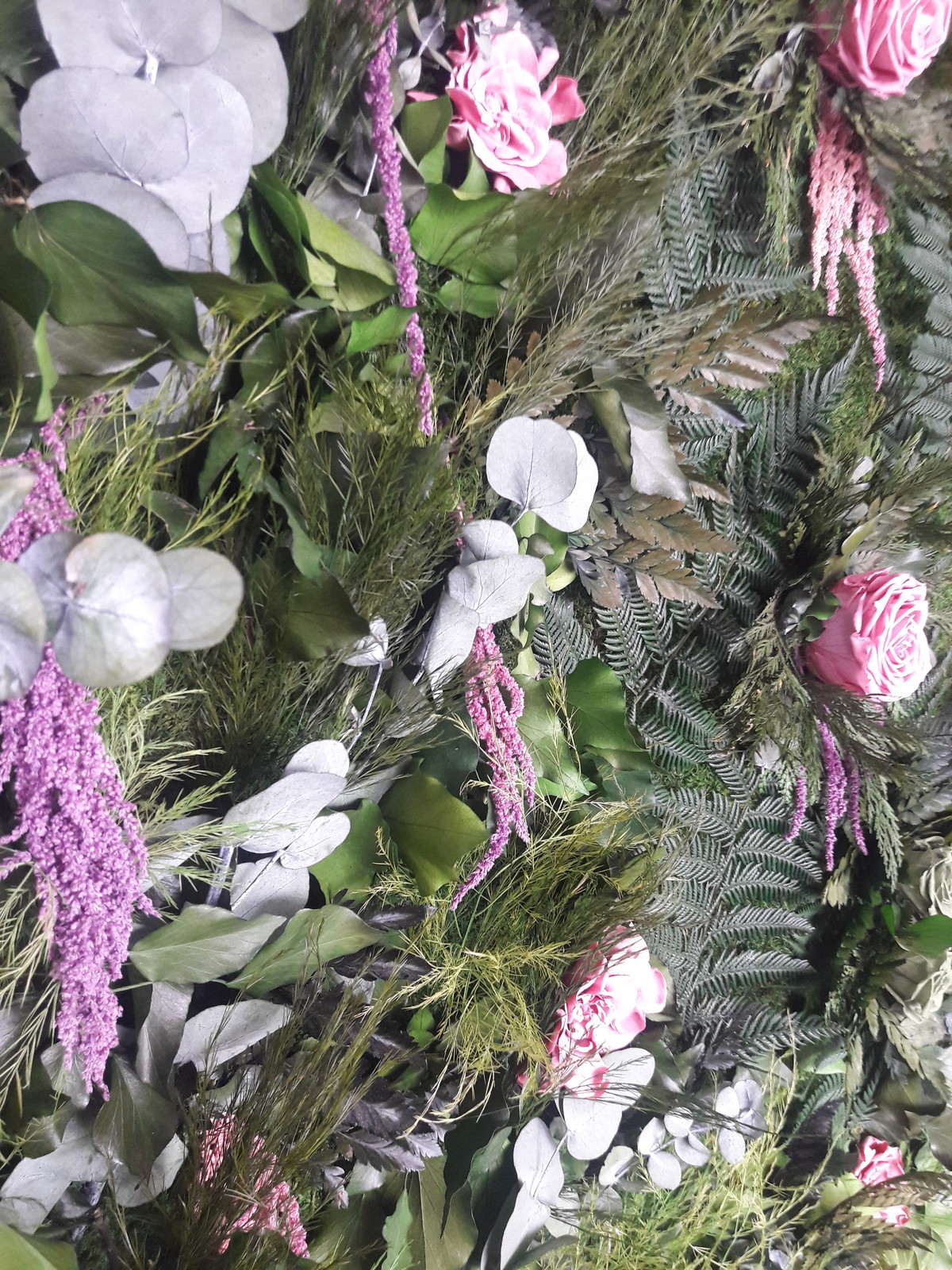 Обложка проекта: Панно из стабилизированного мха "Сиреневое настроение"