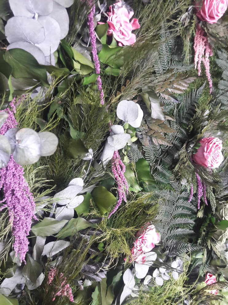 Обложка проекта: Панно из стабилизированного мха "Сиреневое настроение"